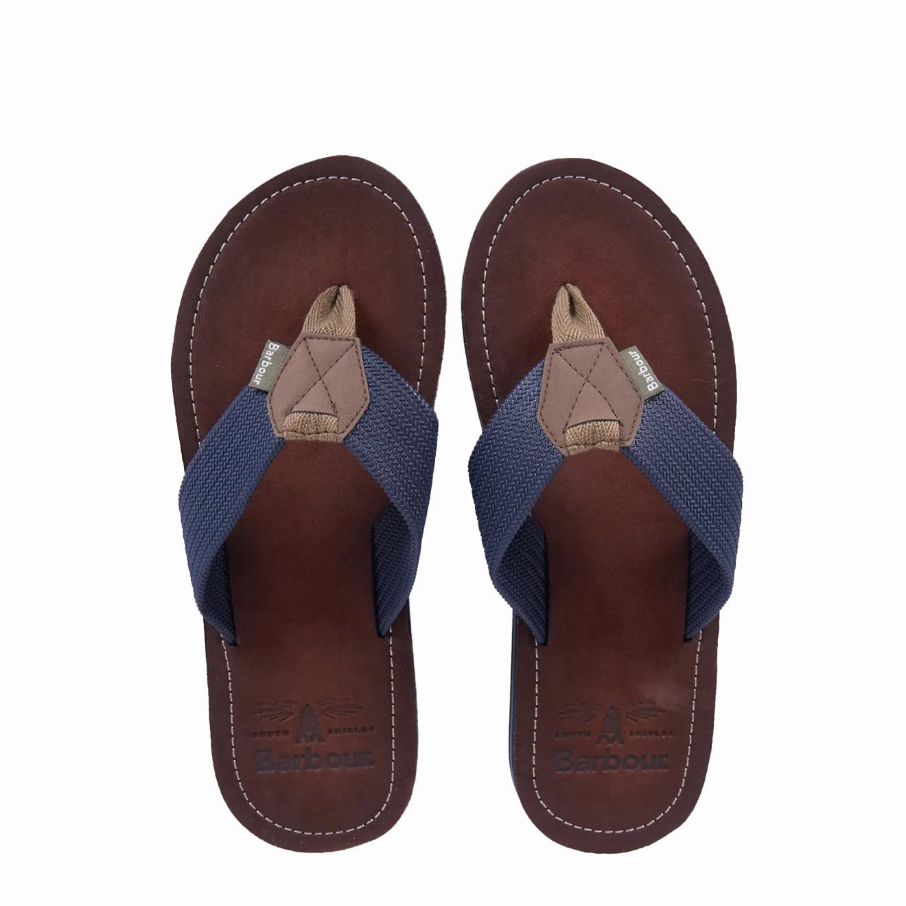 Barbour Toeman Beach Sandal Navy Walking Comfort Style Pair