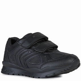 Geox Pavel Junior School Shoes Heel