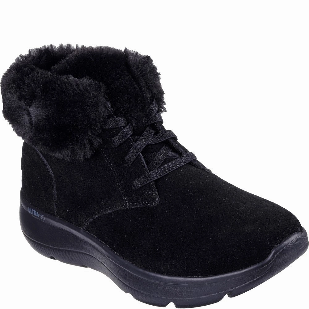 Comfortable Feel Suede Material Skechers ON-THE-GO JOY Ankle Boots