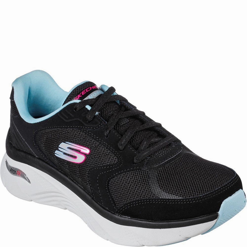 Skechers Arch Fit D'Lux Shoe Balanced padded collar running shoes