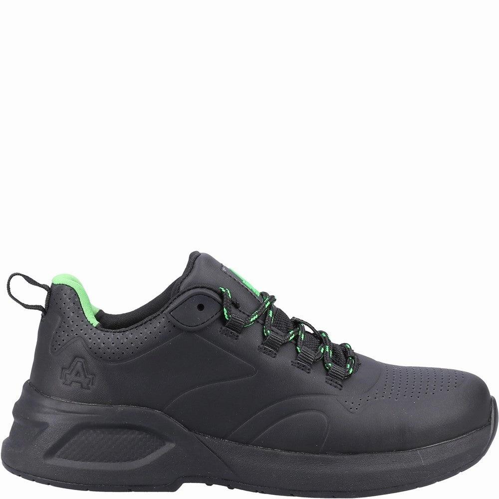 Amblers Safety 612 Safety Trainers running in a canyon shoes