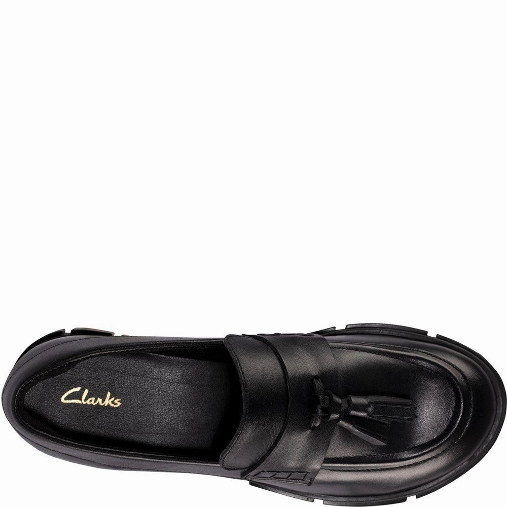 Crisp Finish Clarks Teala Loafer Slip-on Shoes