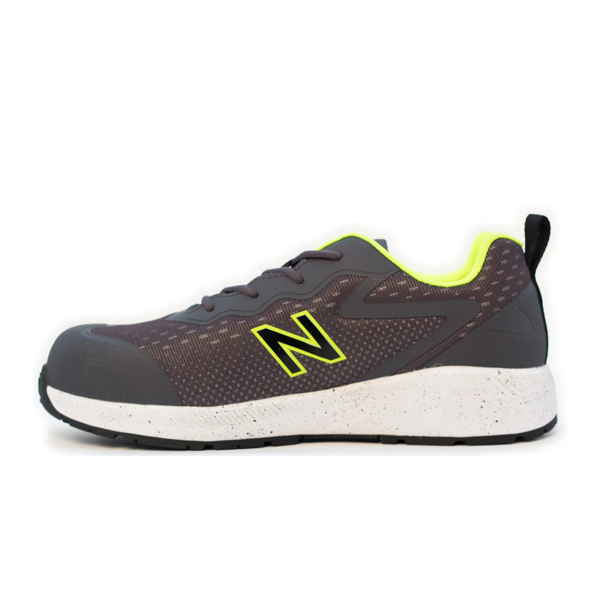 New Balance Men's Fresh Foam Arishi V4 Running Shoe LOGIC - GREY/LIME - MIDLOGI