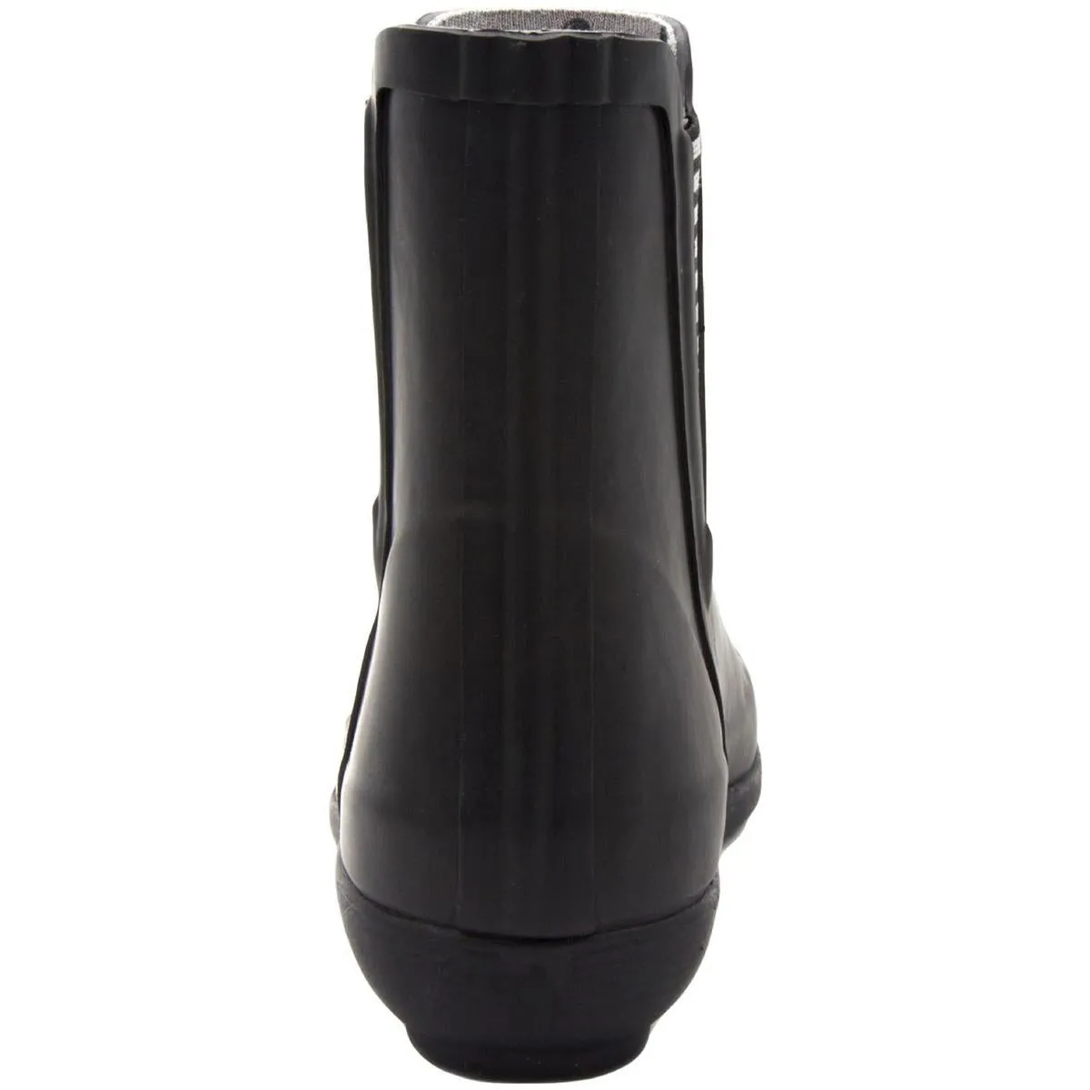 London Fog Womens Piccadilly Faux Leather Ankle Rain Boots Rain Boots Size 5 Youth