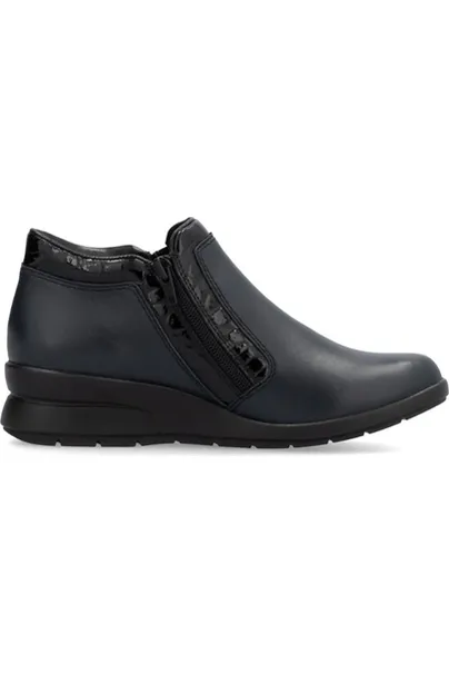 Rieker Ladies Boots L4883- 14 Navy Supportive