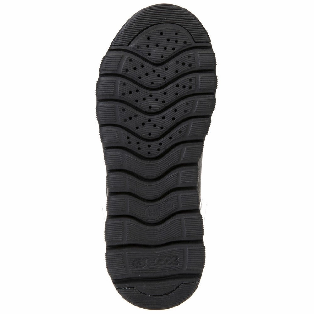 Geox J Xunday Boy B Touch Fastening Junior Trainers Work Friendly Neutral Colors