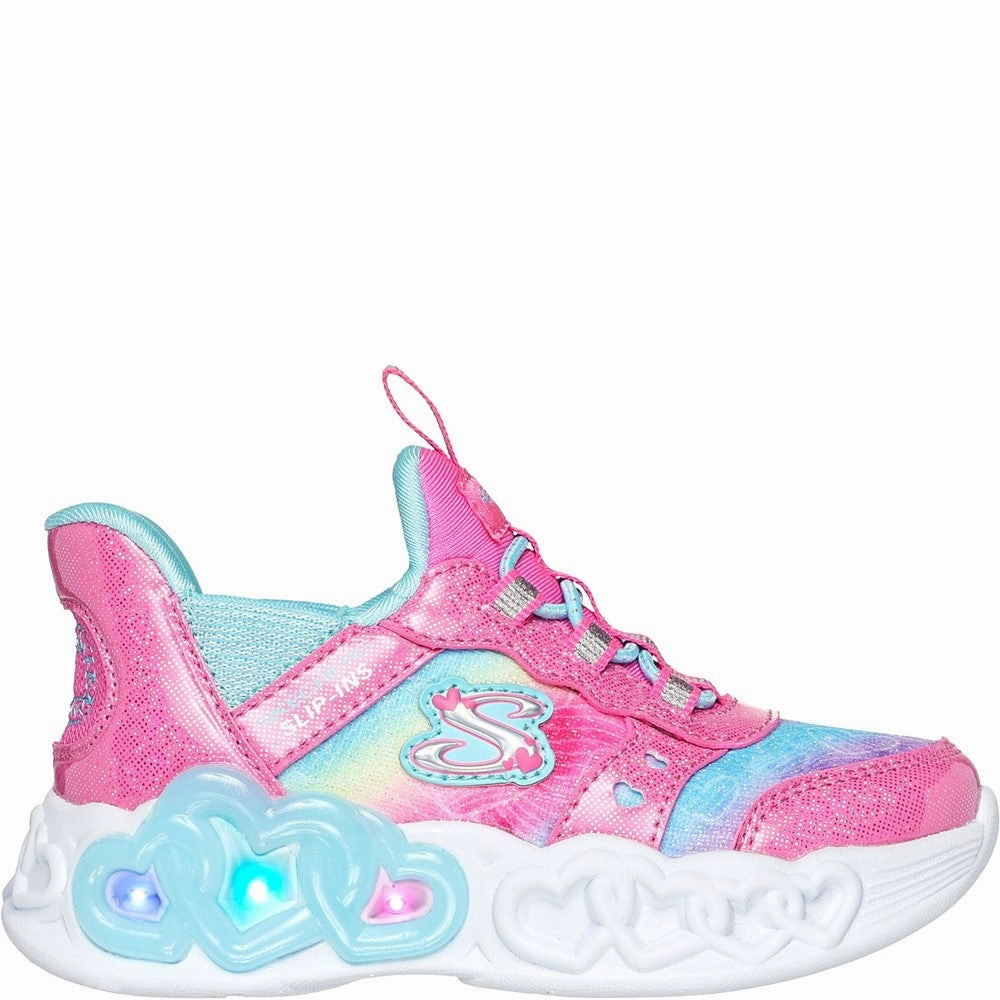 Skechers Skechers Slip-ins: Infinite Heart Lights Trainers Comfortable Feeling