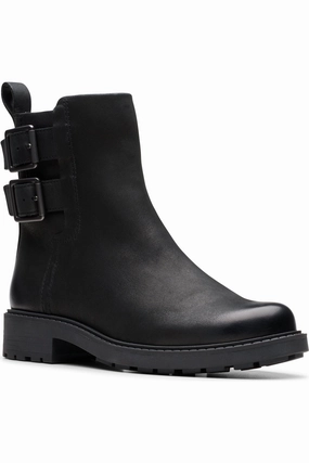 Clarks Orinoco2 Bay in Black Leather Sling Back All Purpose