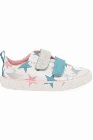 Clarks Foxing Lo Kids in cotton combi Fashion Lane Home Safe