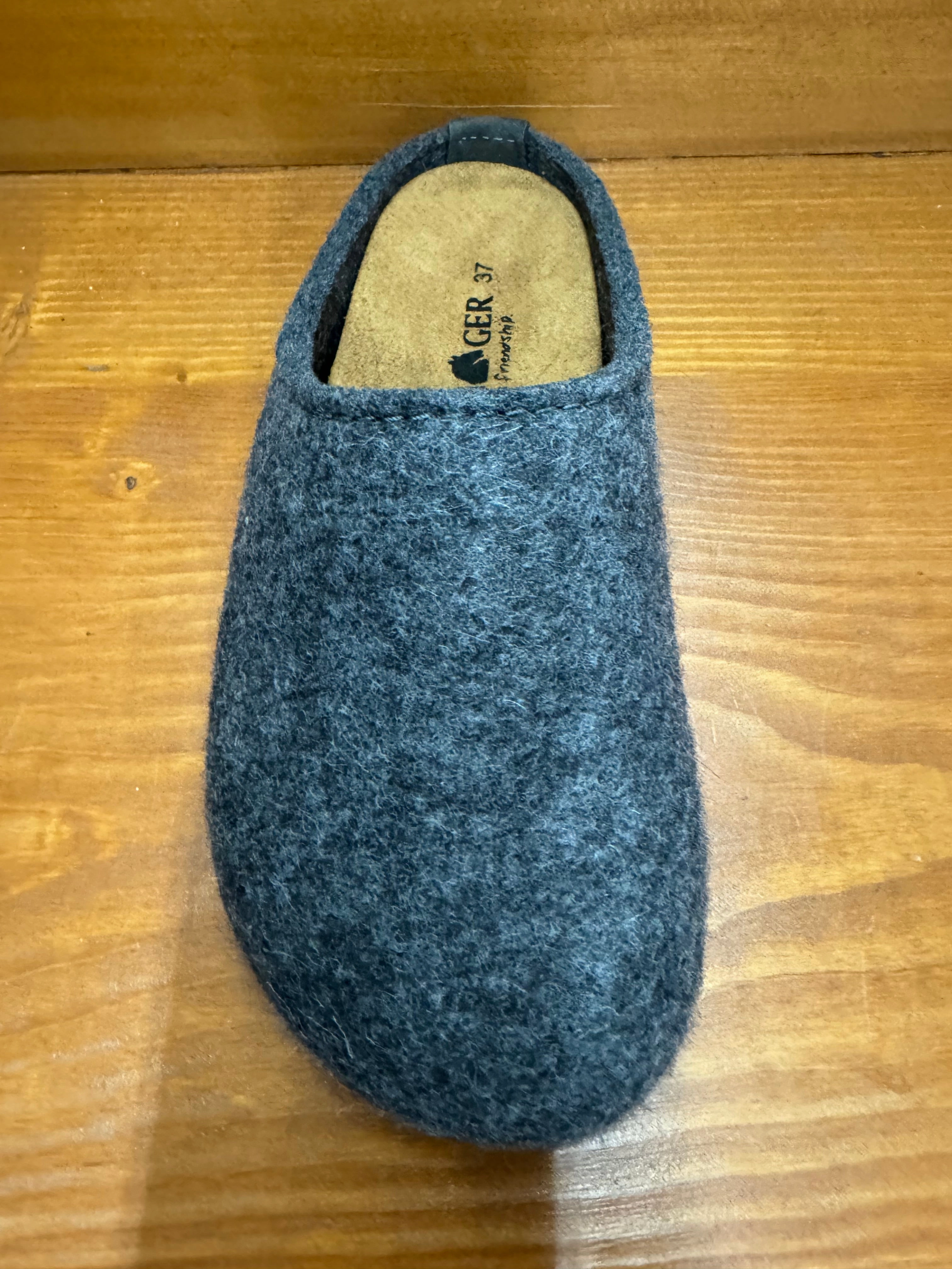 straps Flexible Outsole Shoes Haflinger Manhattan Grey 391001-4M (43-45)