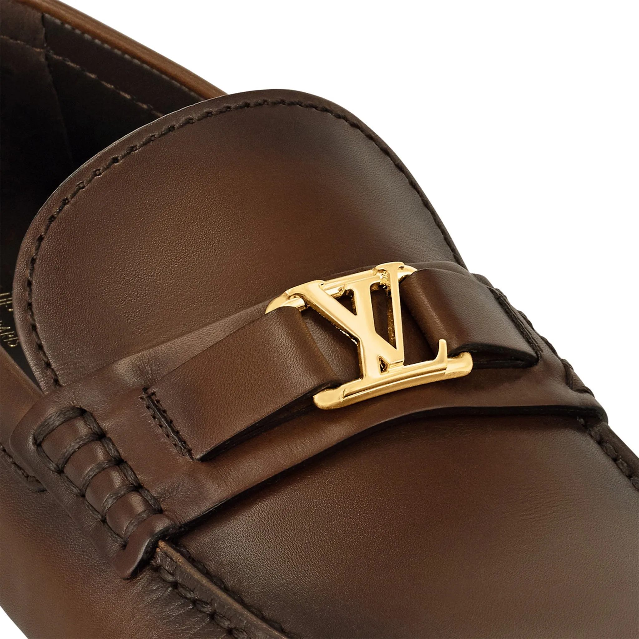Rainbow Loafers LV Hockenheim Mocassin Golden Buckle