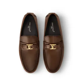Chunky Lace Up Loafers LV Hockenheim Mocassin Golden Buckle
