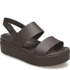 Dressy Crocs Brooklyn Low Wedge Platform Sandal