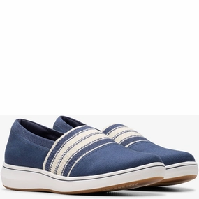 Clarks Brinkley Sky Mist Shoes Traction Sole Air Flow