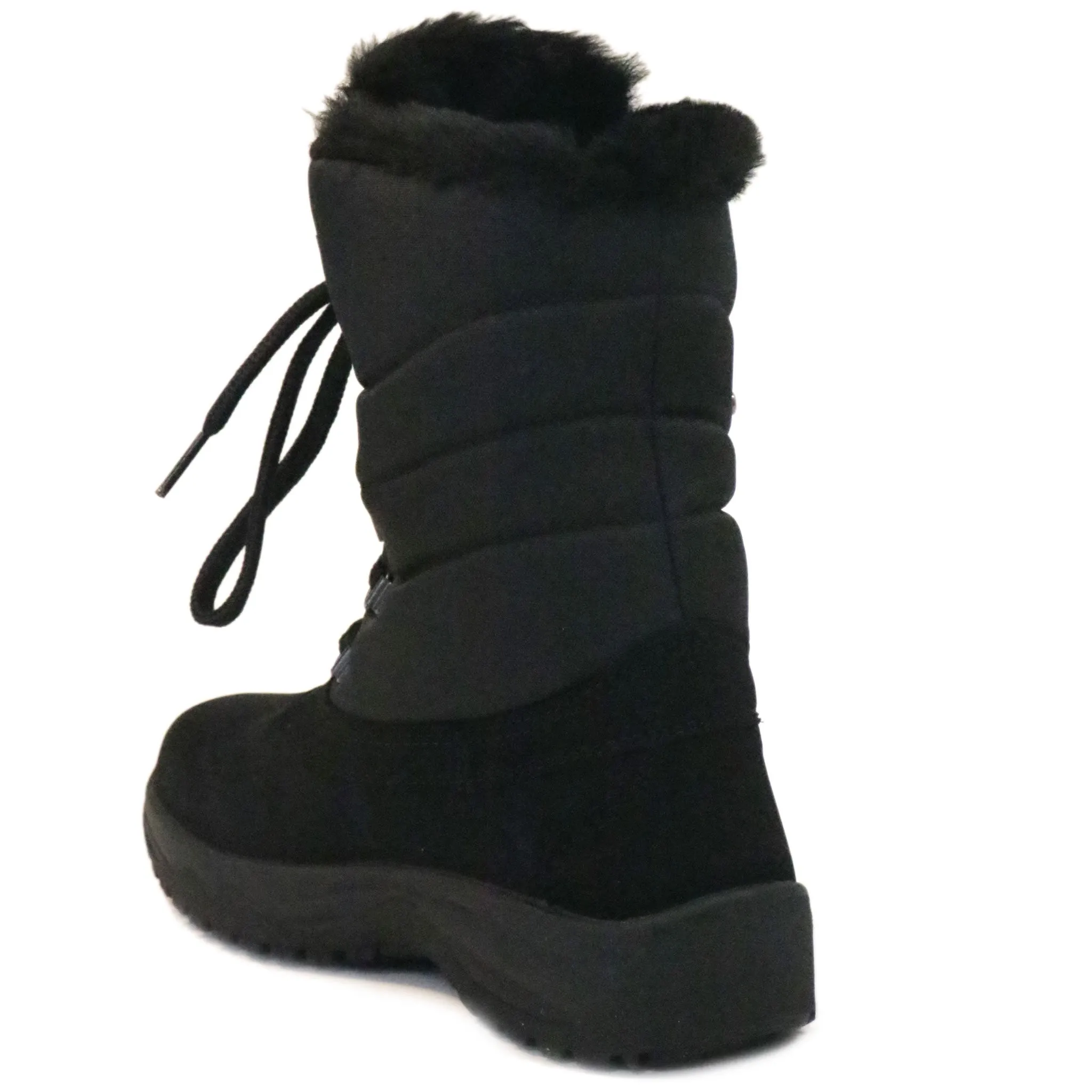 Mammal Aspen2 OC Black Women's Winter Boots Pom Pom Snow Boots