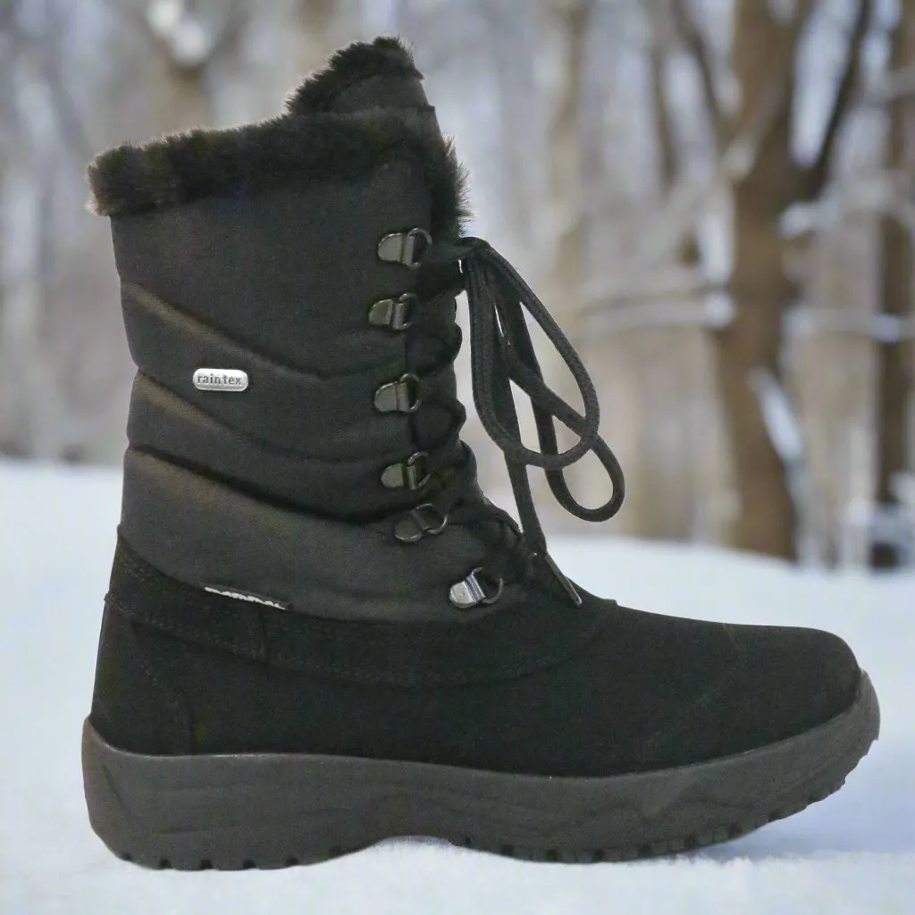 Mammal Aspen2 OC Black Women's Winter Boots Best Casual Snow Boots