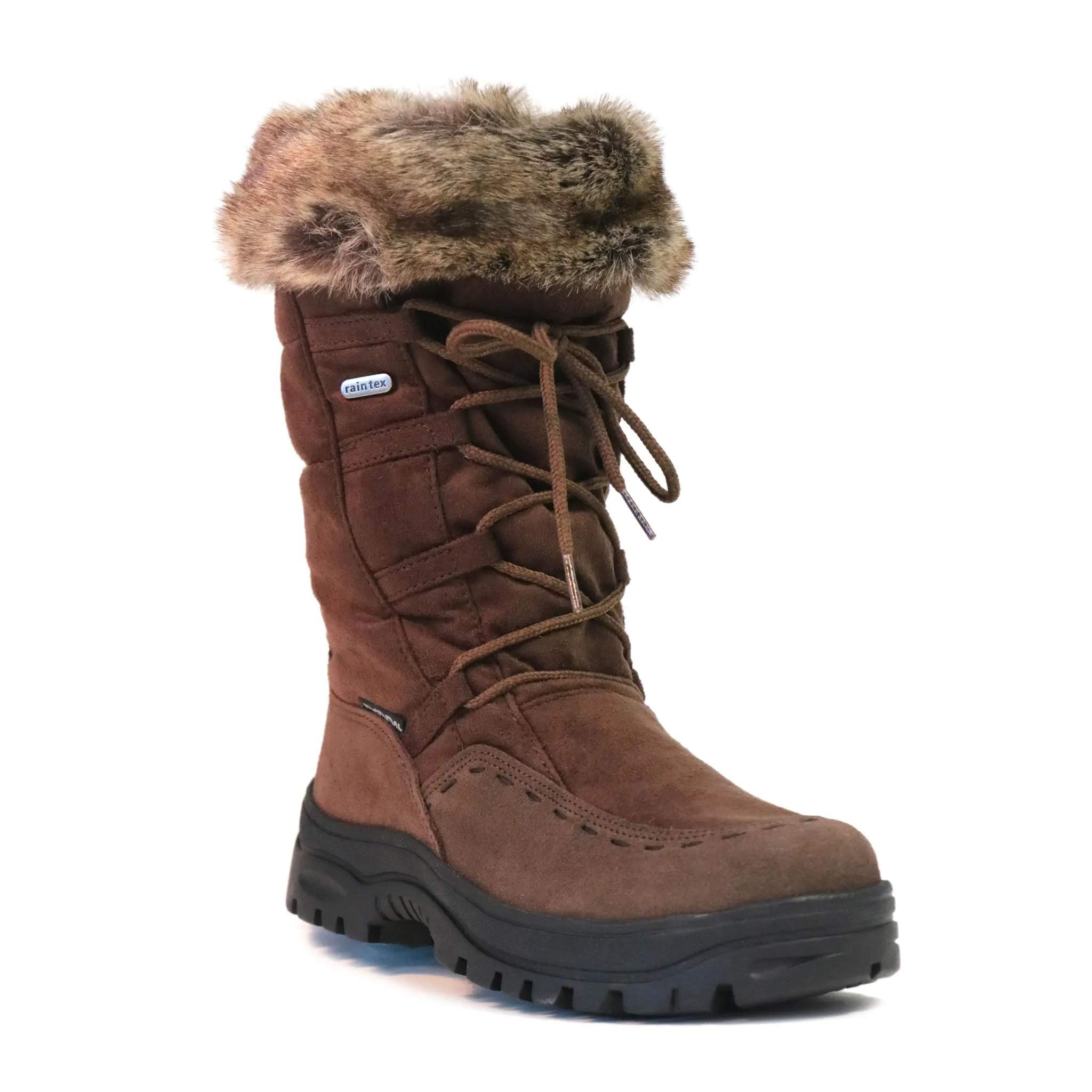 Chanel Winter Boots Mammal Bella OC Brown Women's Winter Boots