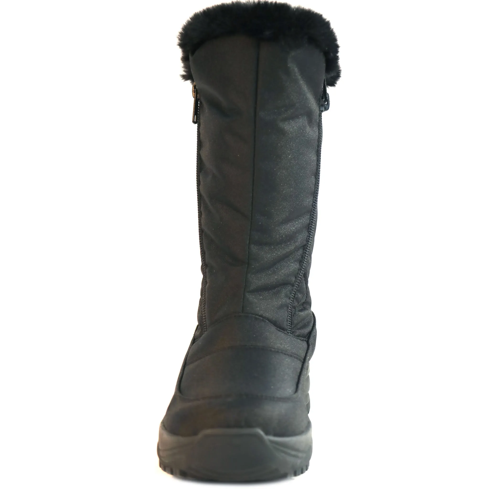 Earth Spirit Snow Boots Mammal Seren OC Black Women's Winter Boots