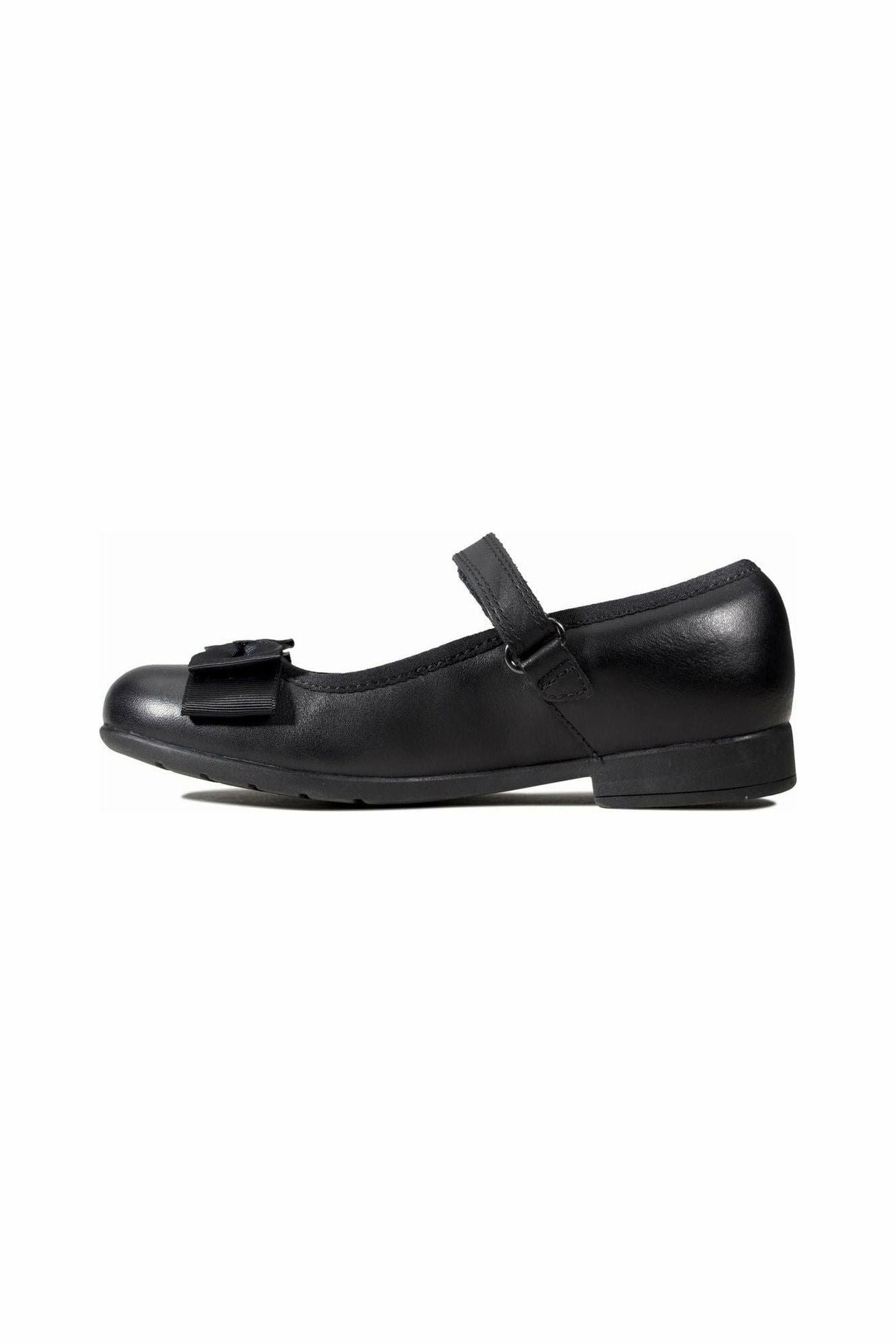 Clarks Scala Tap Toddler Black Leather Customizable
