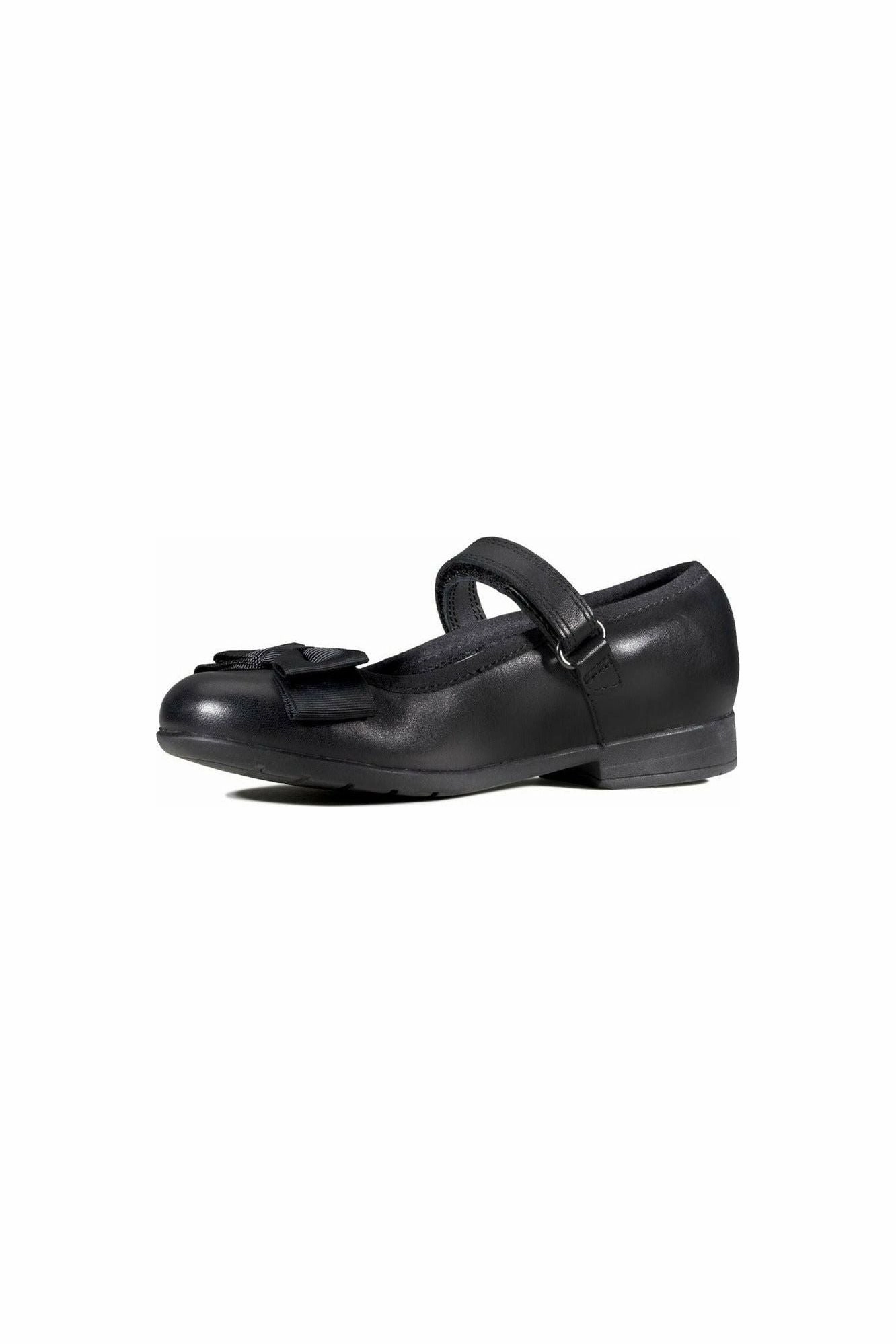 Clarks Scala Tap Toddler Black Leather Trendy Design
