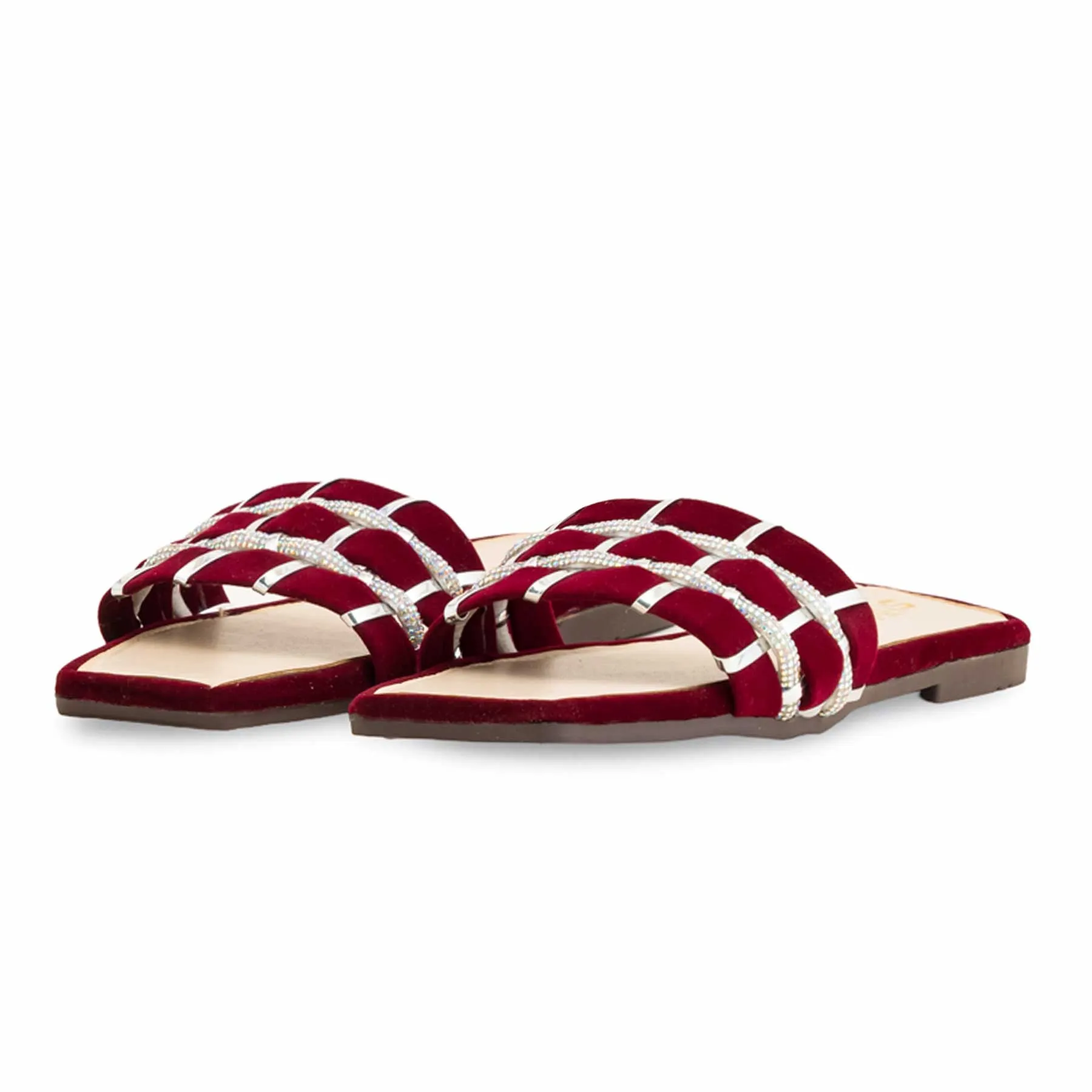Best Recovery Slippers Maroon Casual Women Slipper CL2002