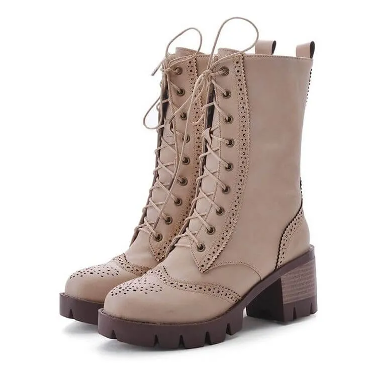 NULL Borghini Boots Martin boots women's boots
