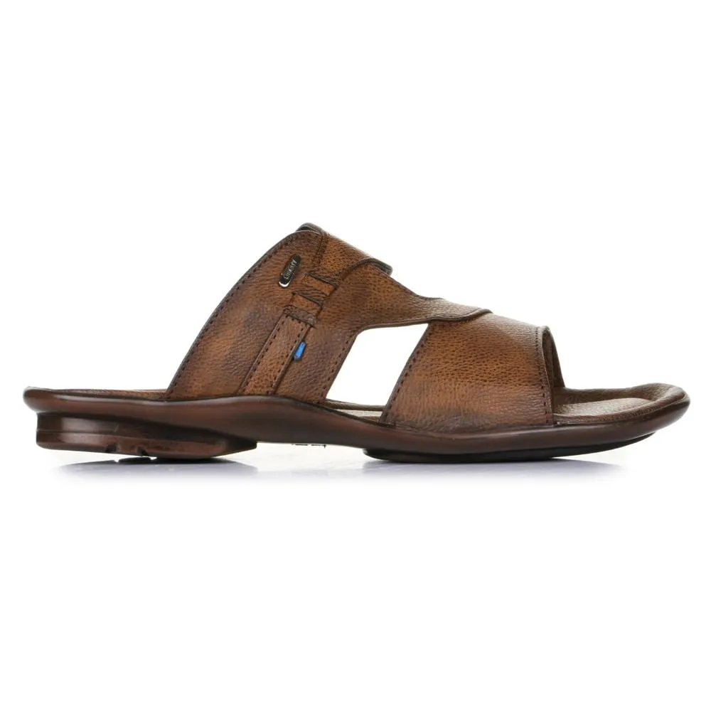 Coolers Casual (Brown) Slippers For Men ORTIZ-21N By Liberty Non Skid Slippers For Elderly