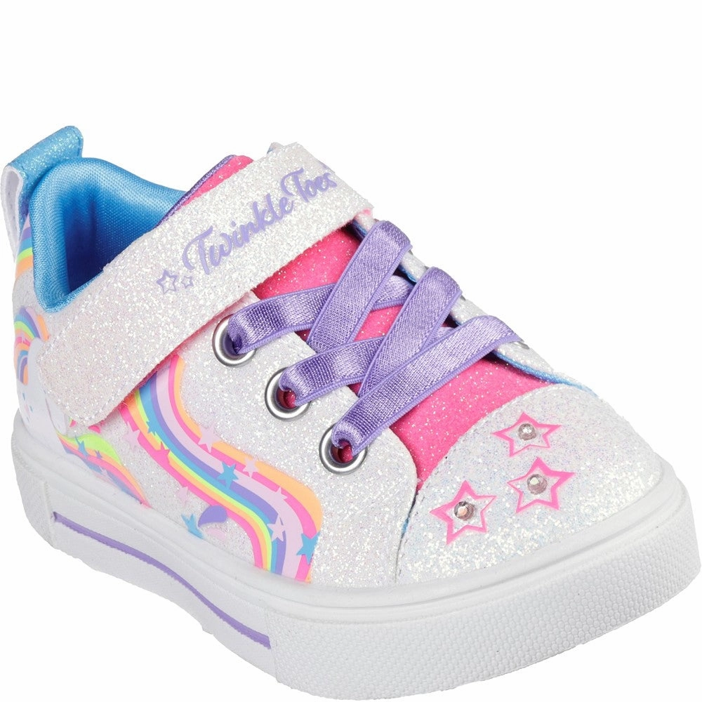 Lightweight Footwear Skechers Twinkle Sparks Whimsical Shimmer Trainer