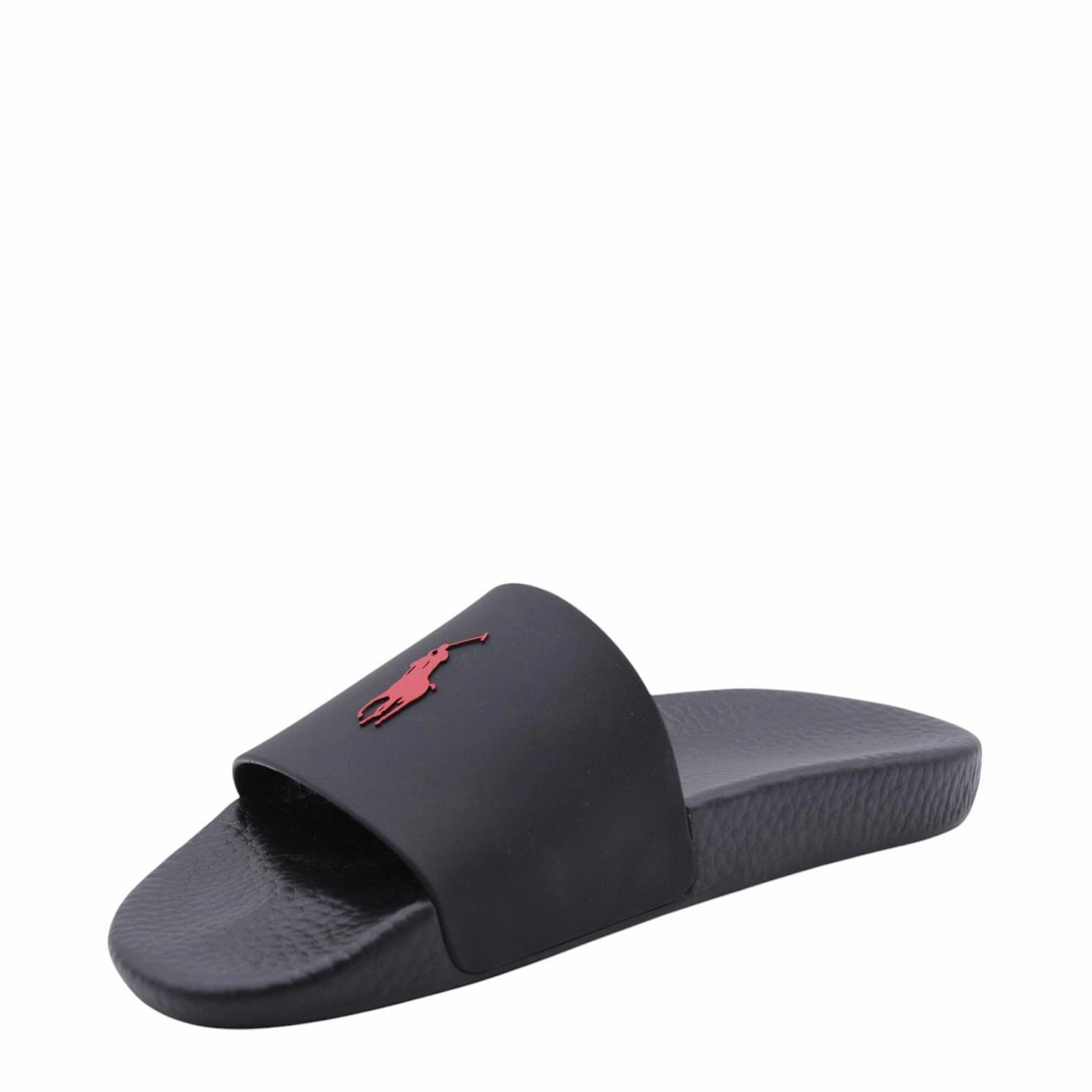 Polo Ralph Lauren Signature Pony Slide Navy / Red Pp Durable Material Outdoor Fun