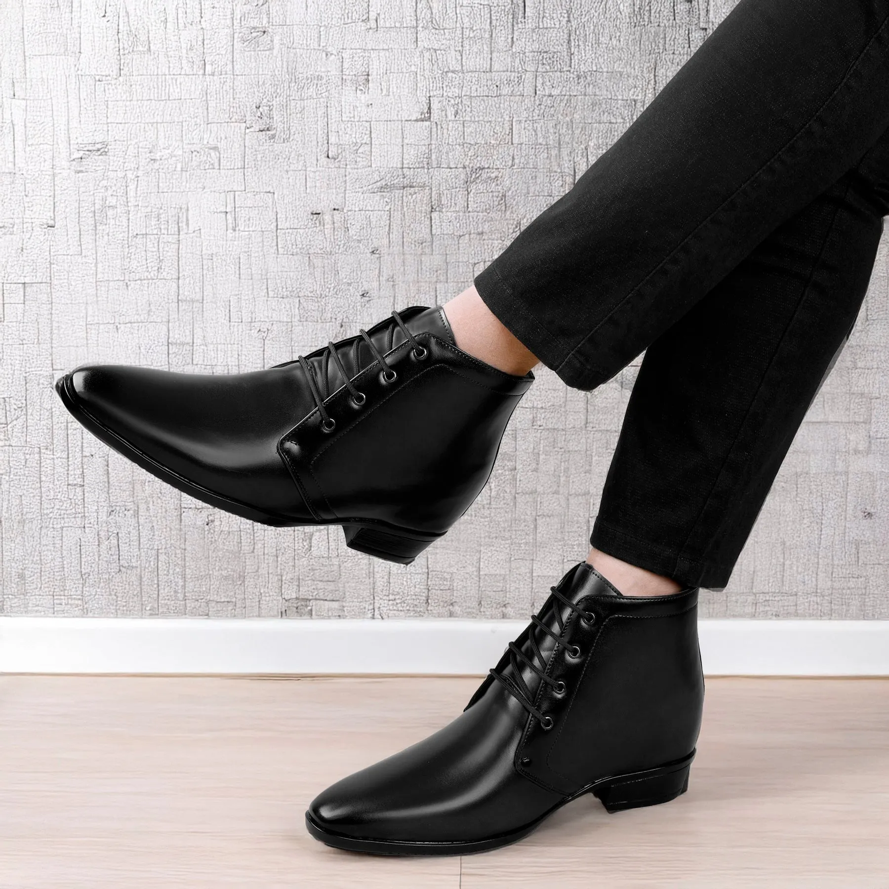 Adidas Shoes Superstar Men's 3.5 Inch Hidden Lift, Classic Lace-Up Design