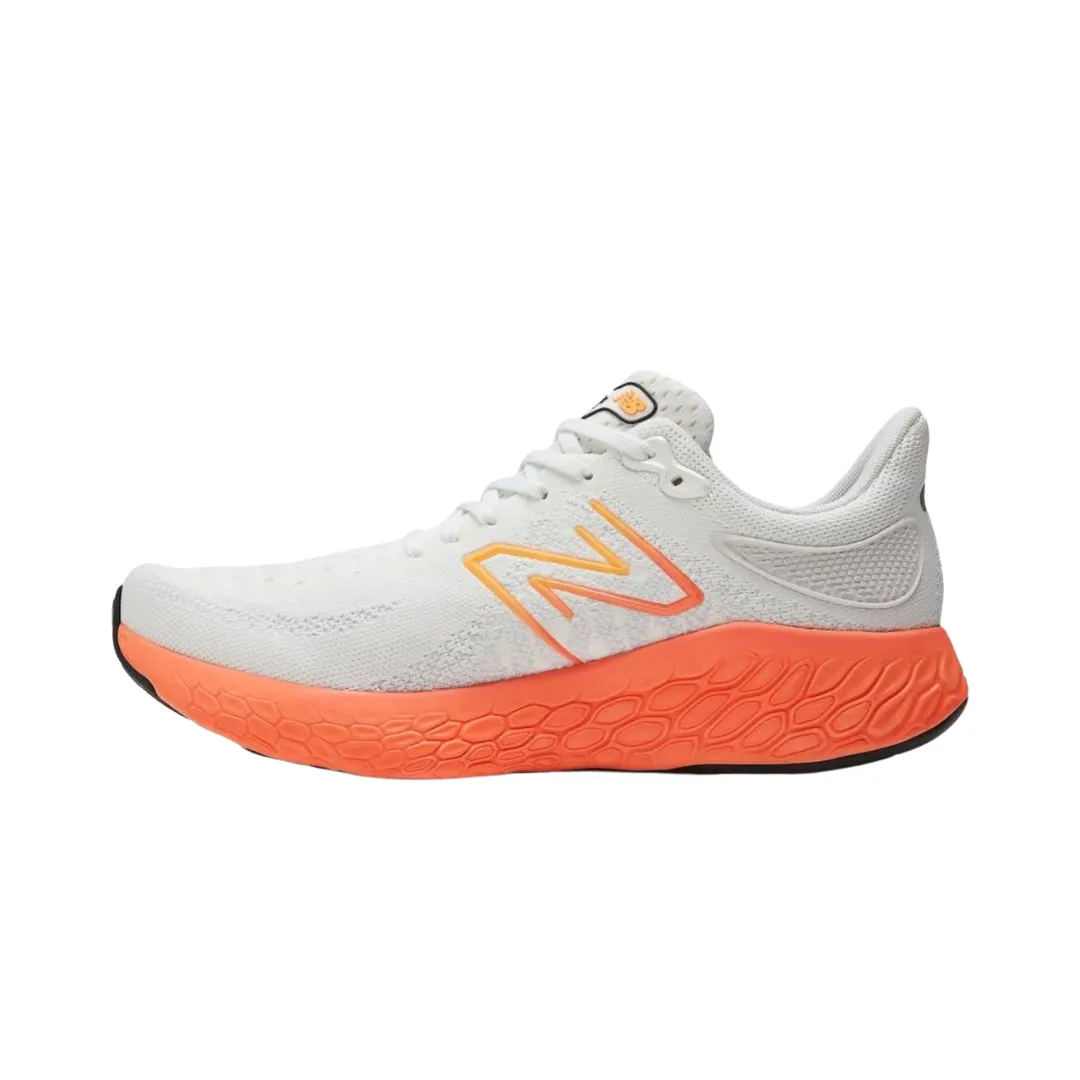 New Balance 2002r Protection Pack Dark Navy Men's Fresh Foam x 1080v12 - White with Orange (D Width)