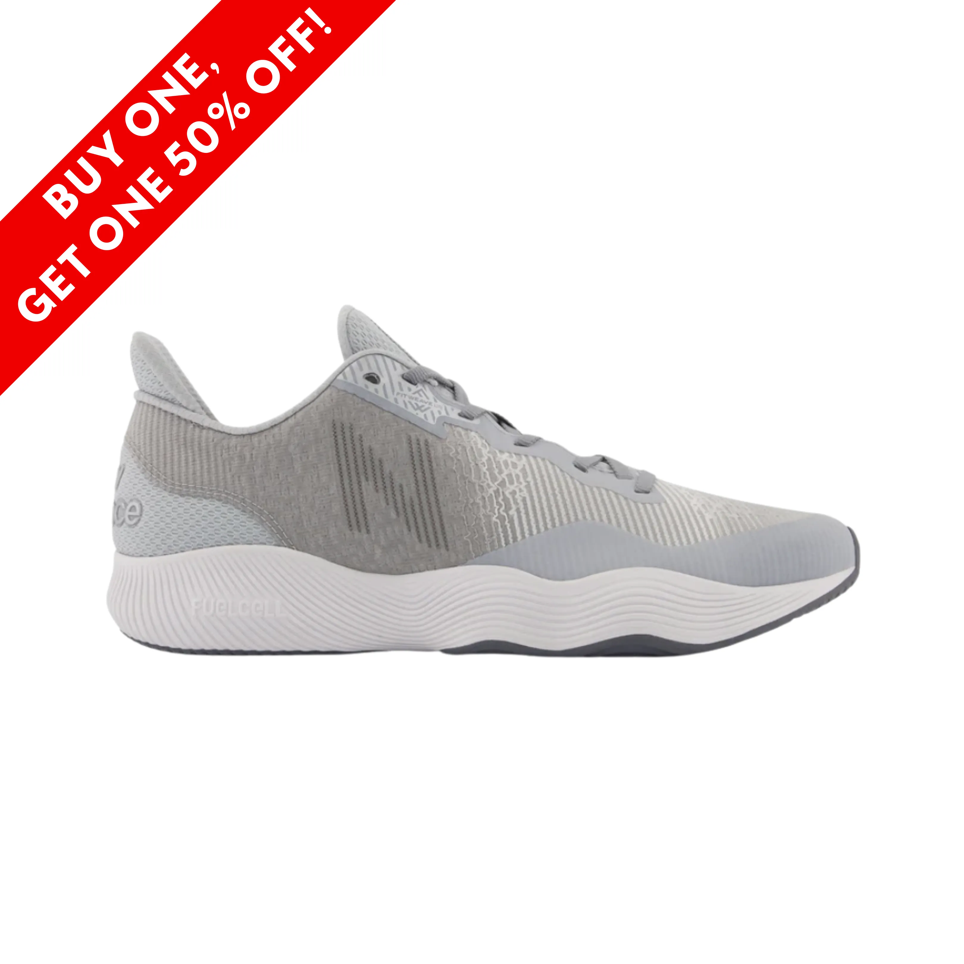 Platform New Balance 574 Men's FuelCell Shift TR - Steel with White and Serene Blue (D Width)