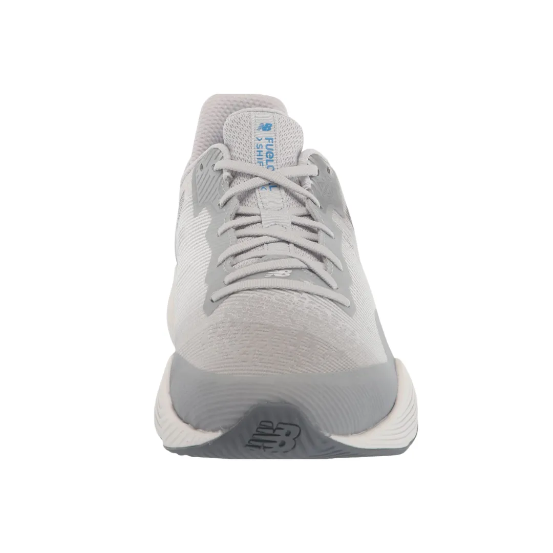 New Balance 574 White Blue Men's FuelCell Shift TR - Steel with White and Serene Blue (D Width)
