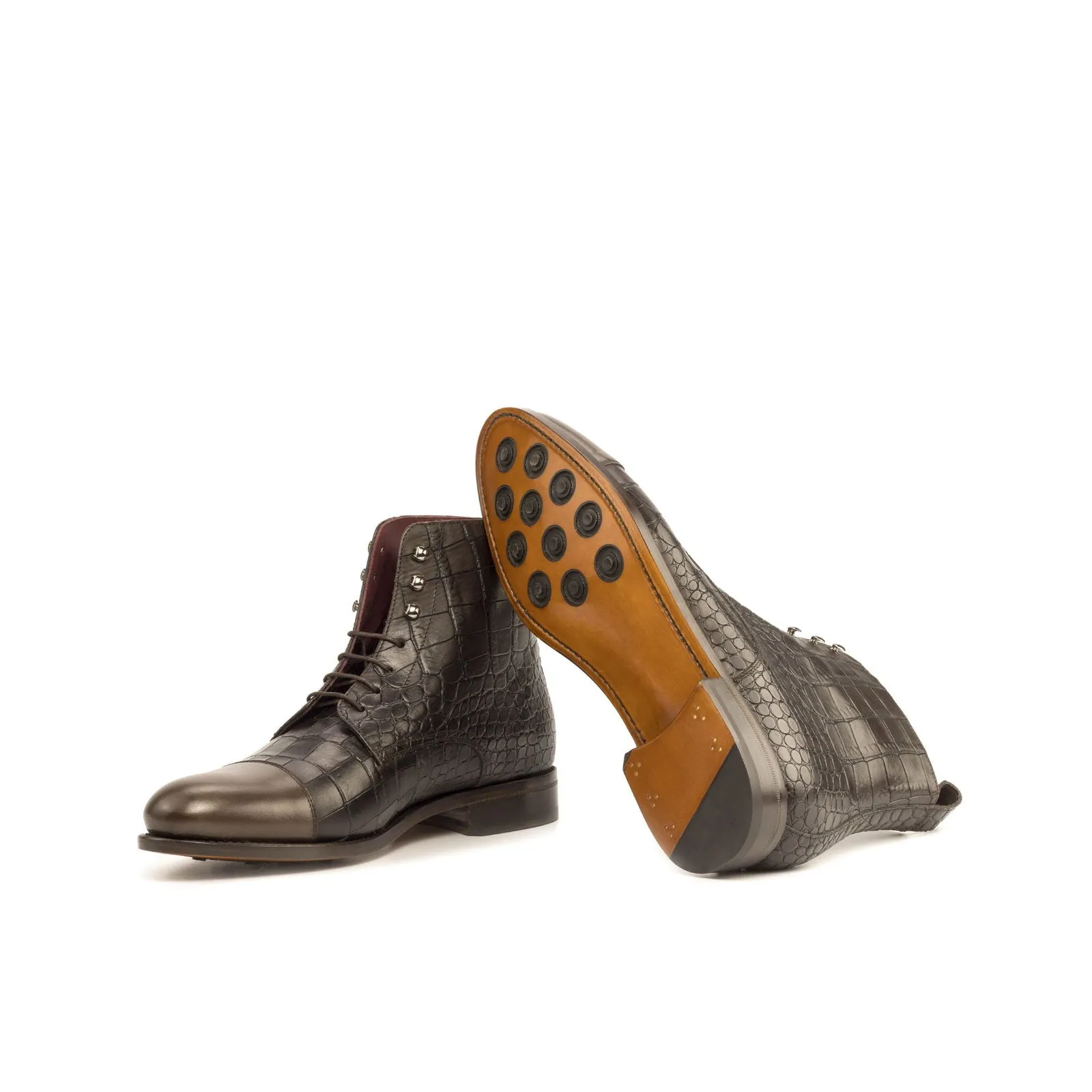 Adidas Winter Golf Shoes Men's Jumper Leather Boots Wide Plus Size Brown Dark Brown 5126