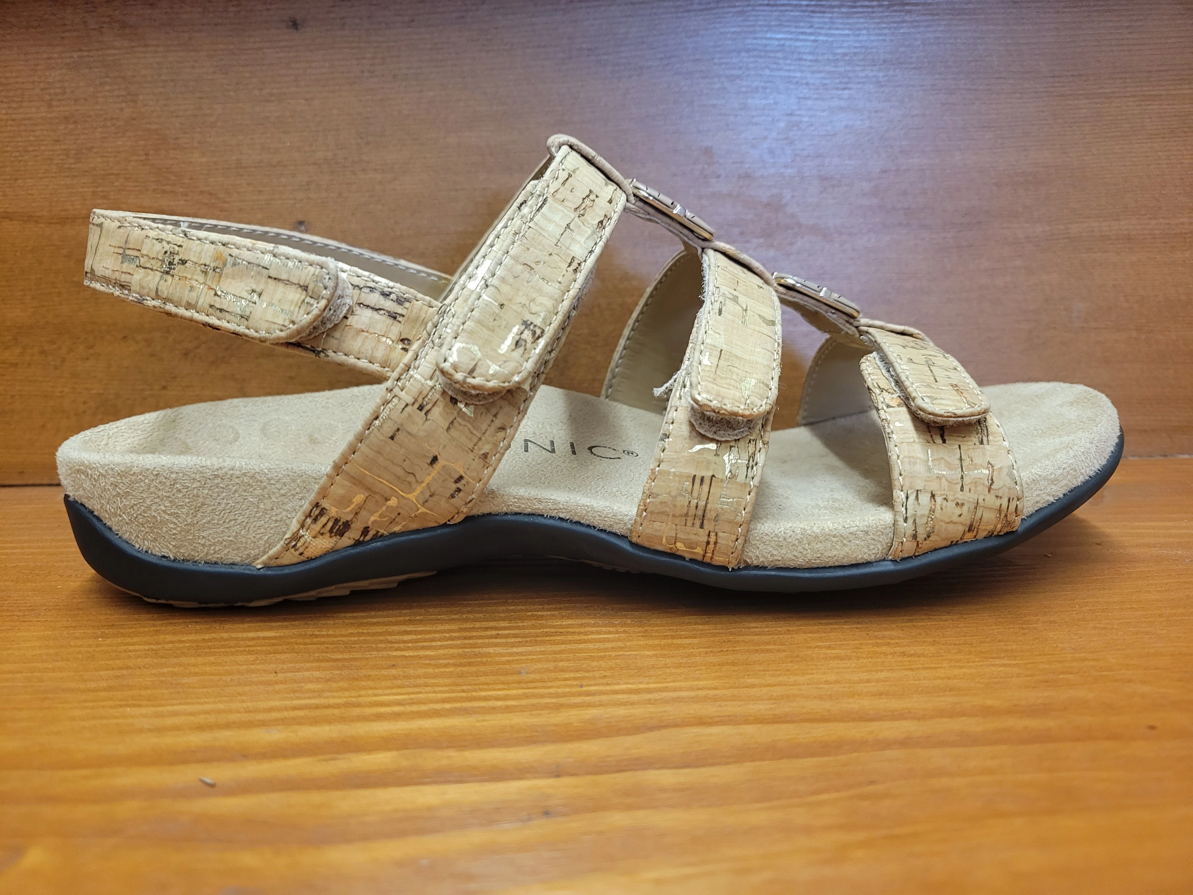 Vionic Rest Amber Gold cork Simple Motion