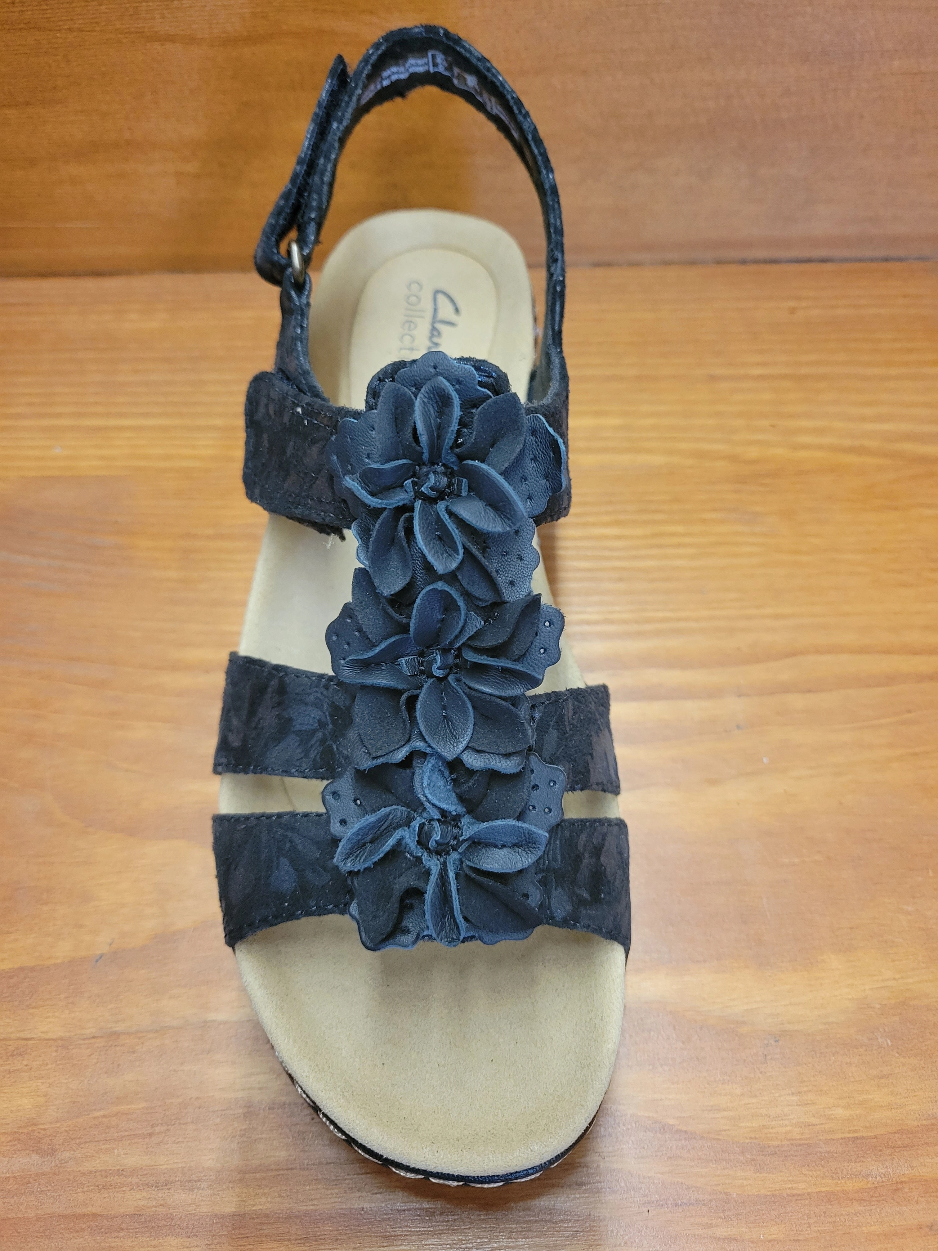 Clarks Merliah Sheryl Black 26162887 All-Purpose Comfort Tropical Feel