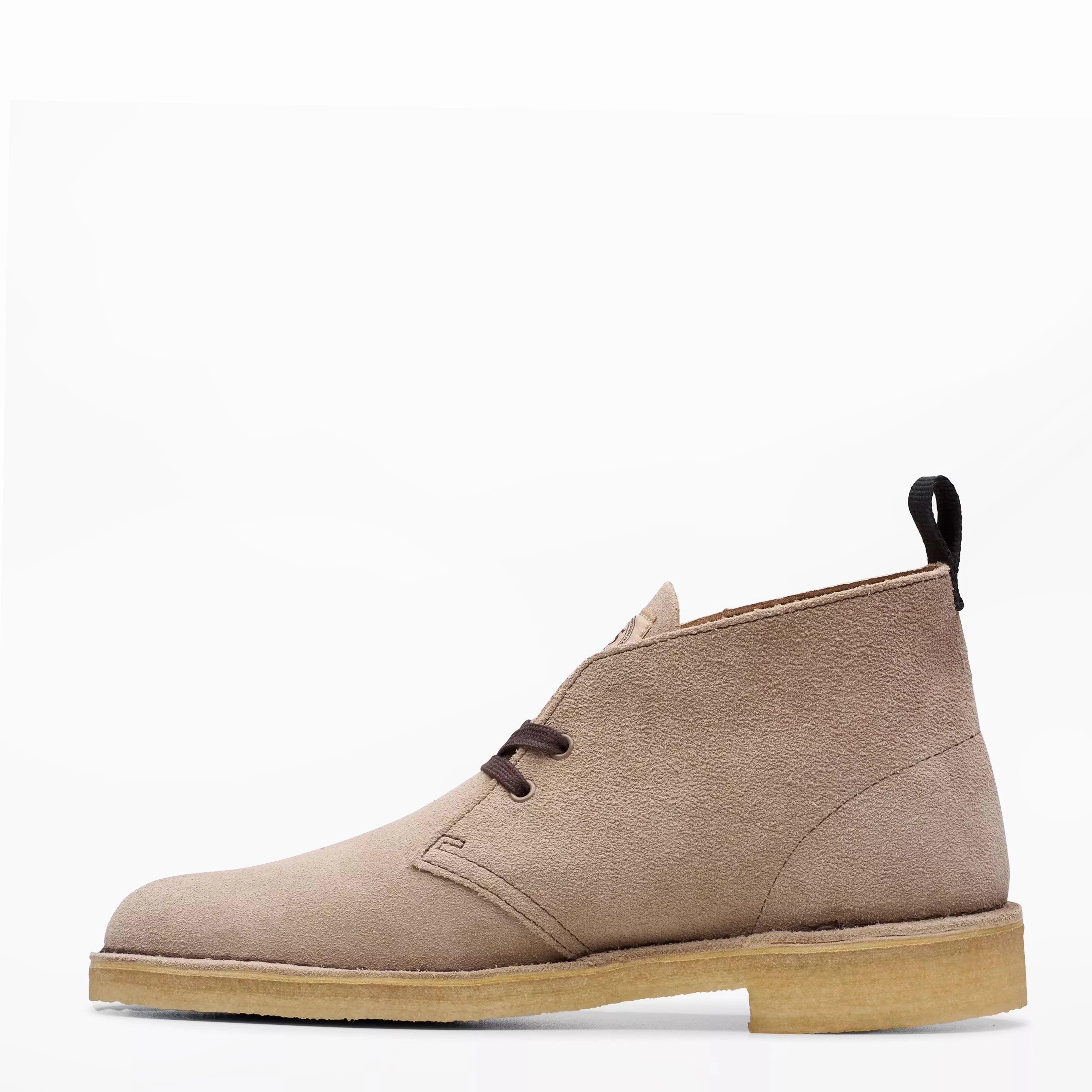 Ready Use Elastic Sides Clarks Originals Desert Boot Wolf Suede