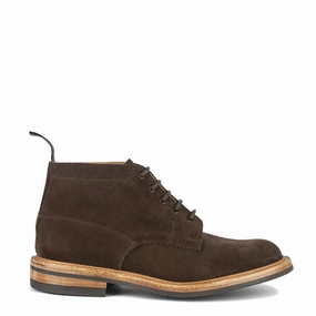 Trickers Evedon Chukka Boot Cafe Repello Suede NYC Street High-Performance Footwear