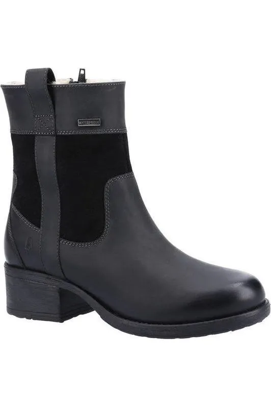 Hush Puppies Saskia ladies waterproof boot in Black Outdoor Utility