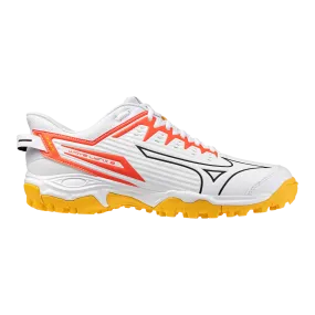 Chrome Blue New Balance Mizuno Wave Lynx 2 Hockey Shoes White/Fiery Coral/Citrus 25/26 (No Box)