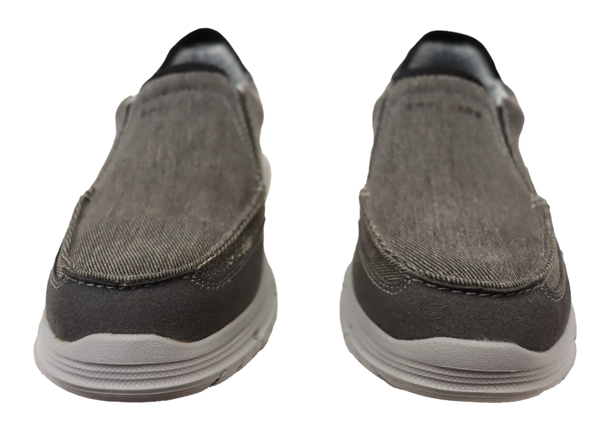 Calf Hair Loafers Skechers Mens Arch Fit Vortell Rothler Comfortable Slip On Shoes