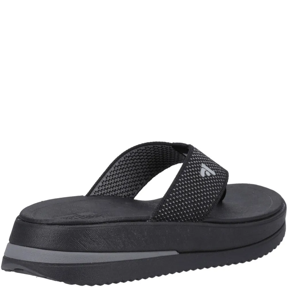 Fitflop Surff Two-tone Toe Post Sandals Stylish Flip-flops for Travel Open Sides