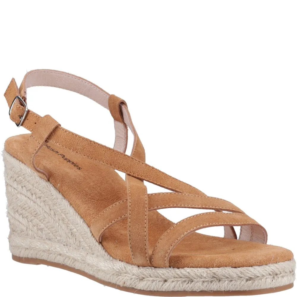 Everyday All Day Hush Puppies Jenny Espadrille Wedge Sandal