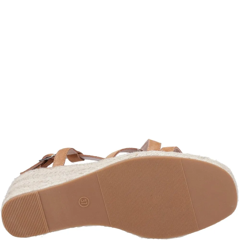 Removable insole Sun Ready Hush Puppies Jenny Espadrille Wedge Sandal