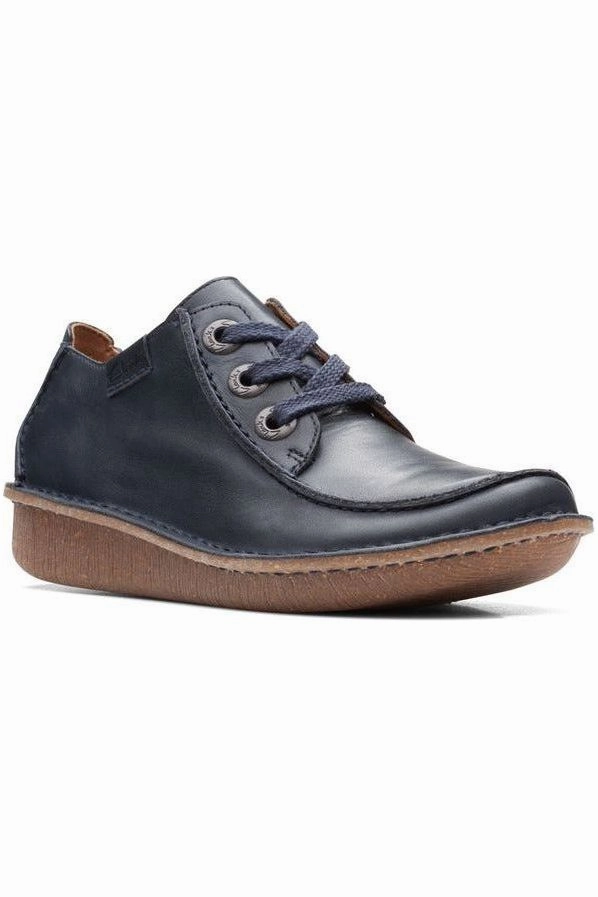 Comfort Lining Clarks Funny Dream Navy Leather