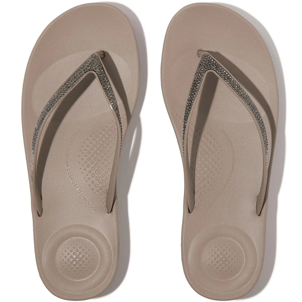 Fitflop iQushion Ombre Sparkle Flip Flops All terrain