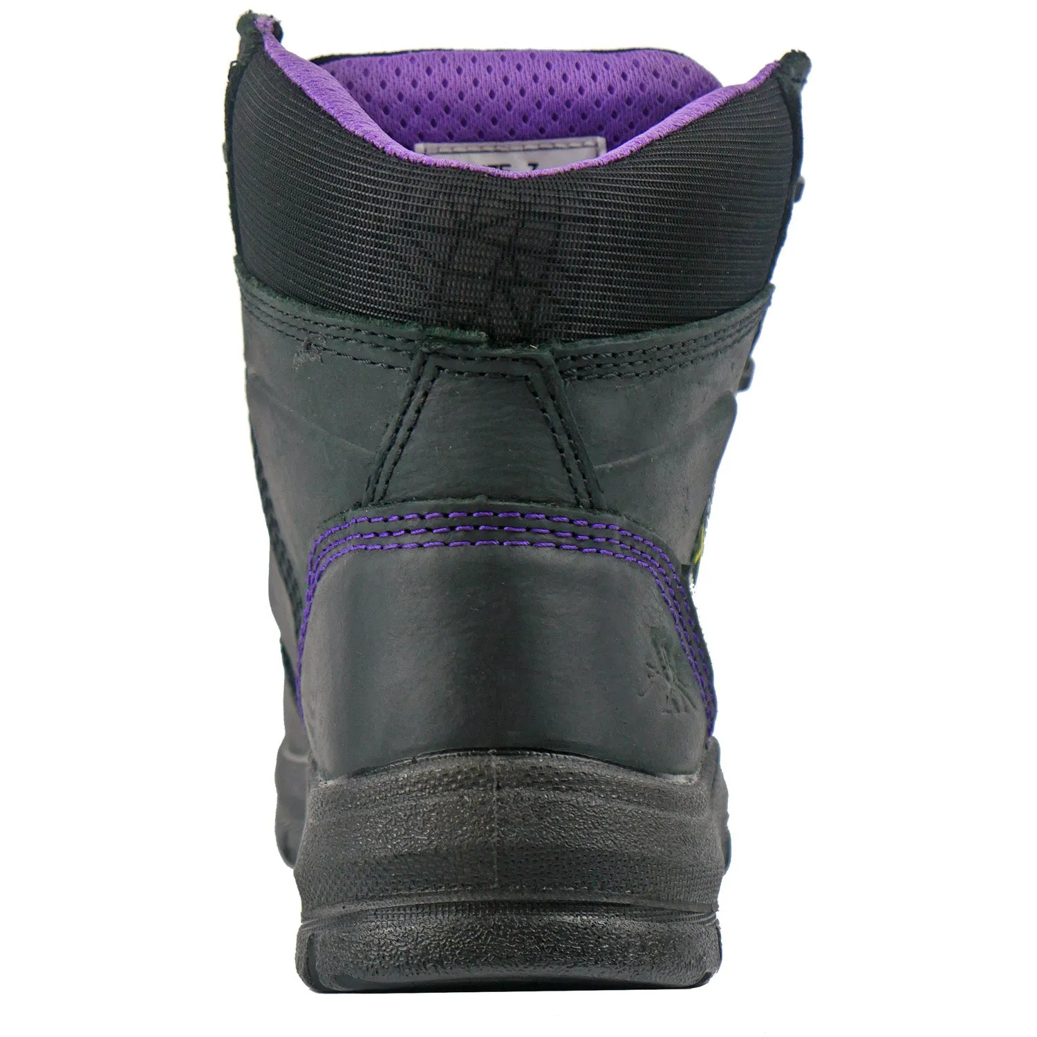 Ariat Work Boot Moxie Trades Womens Tina Met Guard Black Leather Full-Grain Work Boots