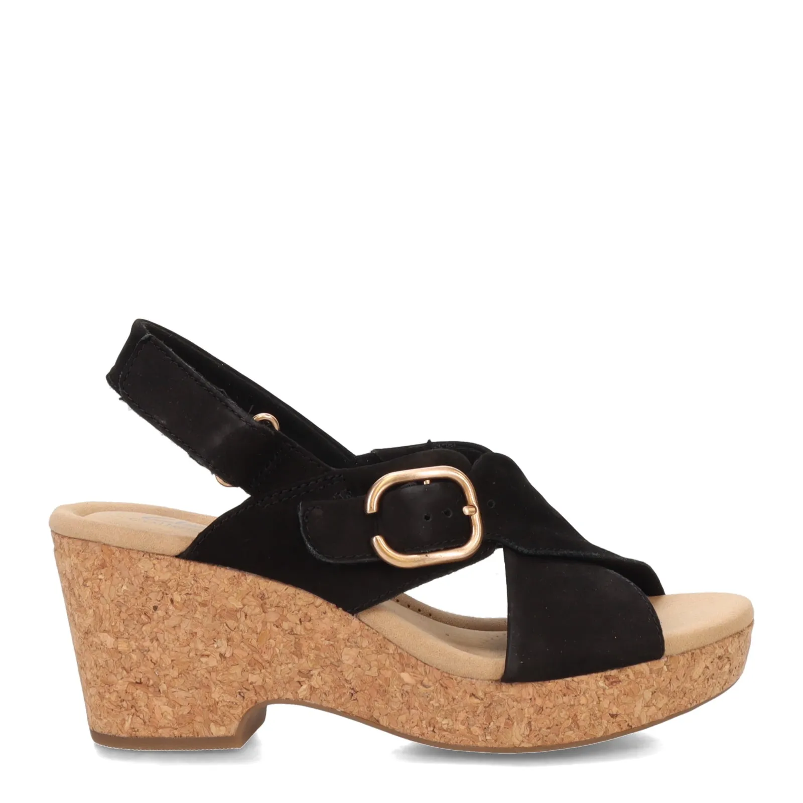 Women's Clarks, Giselle Dove Sandal festival look Calm Walk