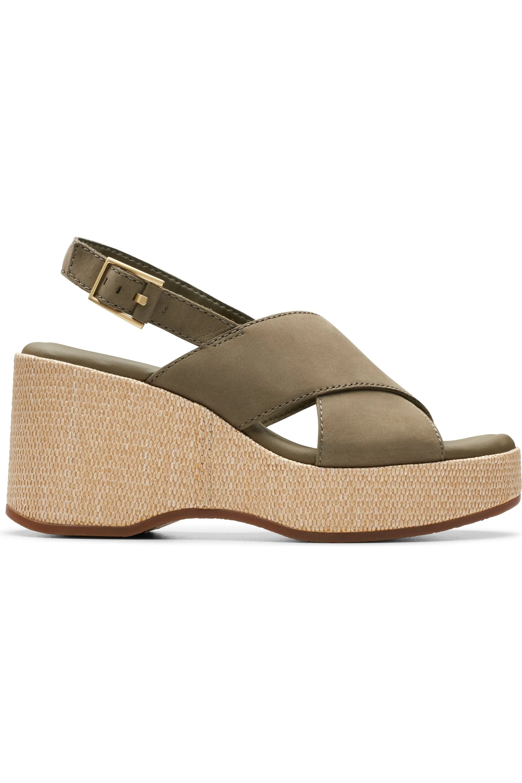 Comfortable outdoor wear Clarks Manon Wish in Olive Nubuck