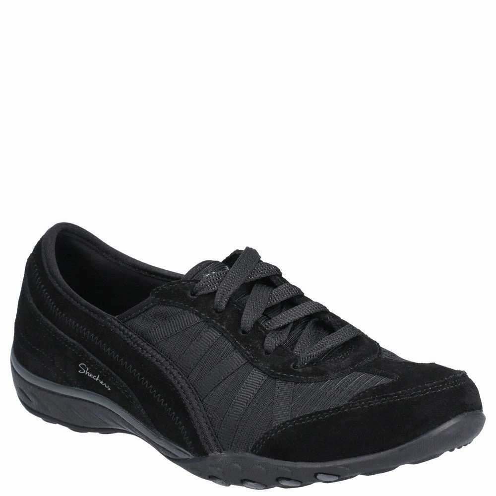 Any Outfit Skechers Breathe-Easy-Weekend Wishes Suede & Mesh Lace Up Trainer